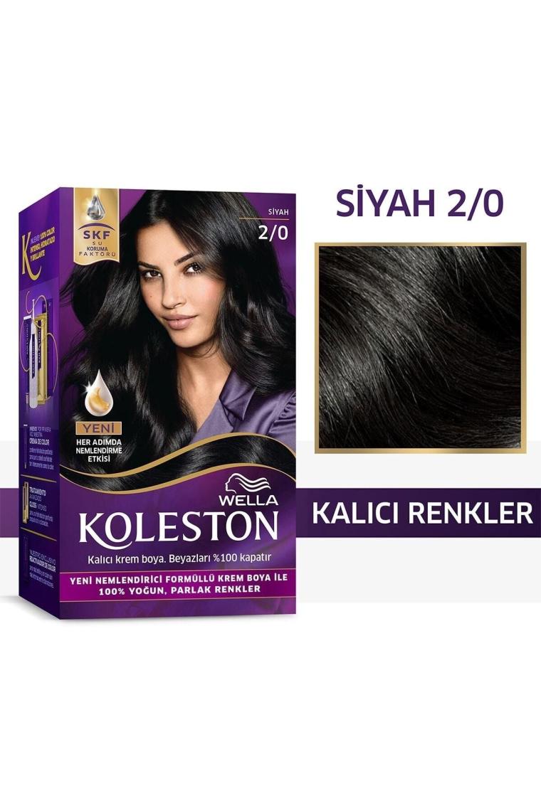Wella Koleston Naturals 2/0 Siyah