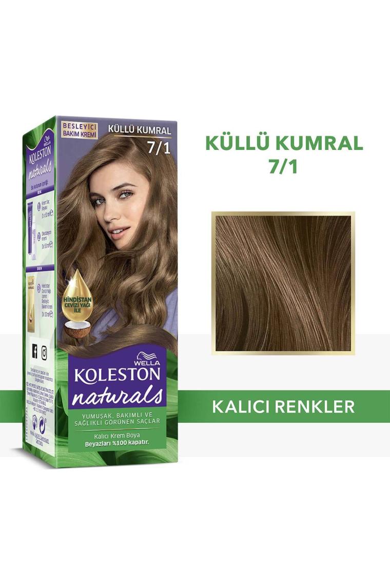 Wella Koleston Naturals 7/1 Küllü Kumral Saç Boyası