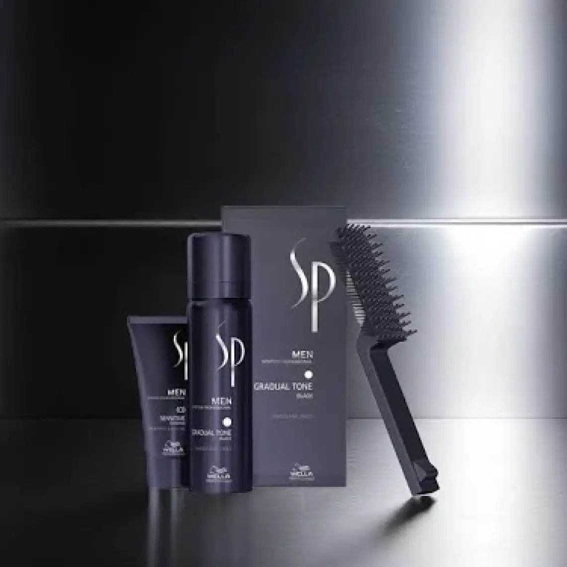 Wella Sp Men Pigment Mousse Black 60ml Gradual Tone Pigment Mousse Siyah