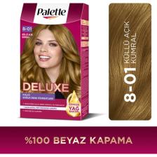 Palette Deluxe Yoğun Renkler 8-01 Küllü Açık Kumral Saç Boyası