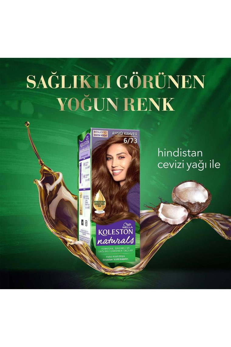 Wella Koleston Naturals 6/73 Ayışığı Kahvesi Saç Boyası