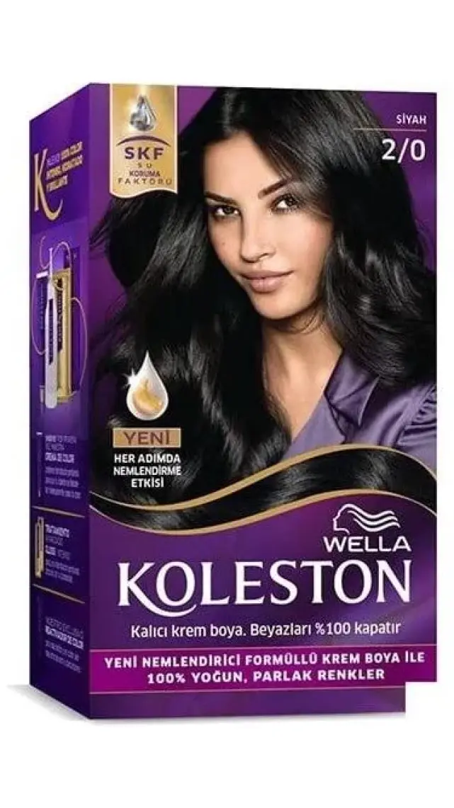 Wella Koleston 4/0 Kahve Krem Saç Boyası Kiti – %100 Beyaz Kapatma, Nemlendirici ve Uzun Süre Kalıcı Canlı Renk, 99 ml