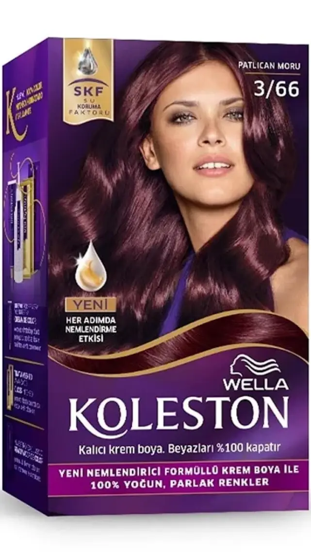 Wella Koleston 4/0 Kahve Krem Saç Boyası Kiti – %100 Beyaz Kapatma, Nemlendirici ve Uzun Süre Kalıcı Canlı Renk, 99 ml
