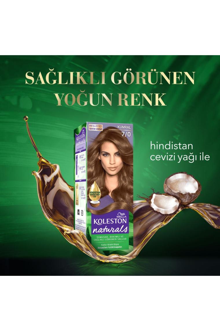 Wella Koleston Naturals Saç Boyası Kumral 7/0