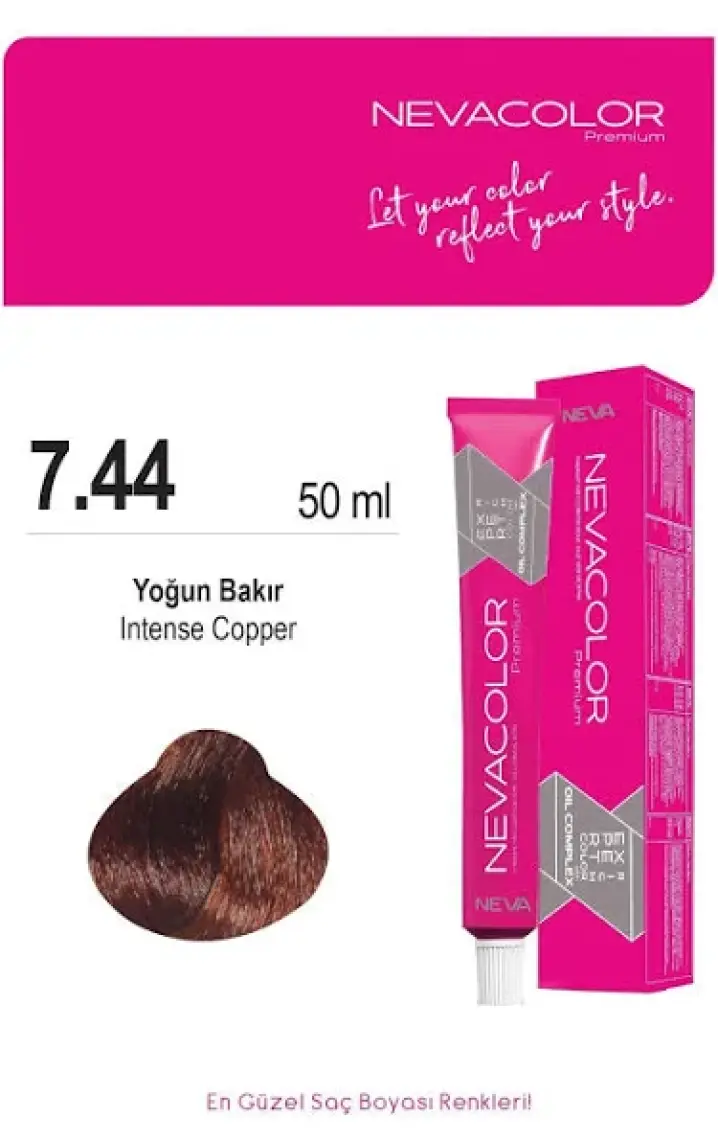 Renkli Tüp Boya 7.44 Yoğun Bakır