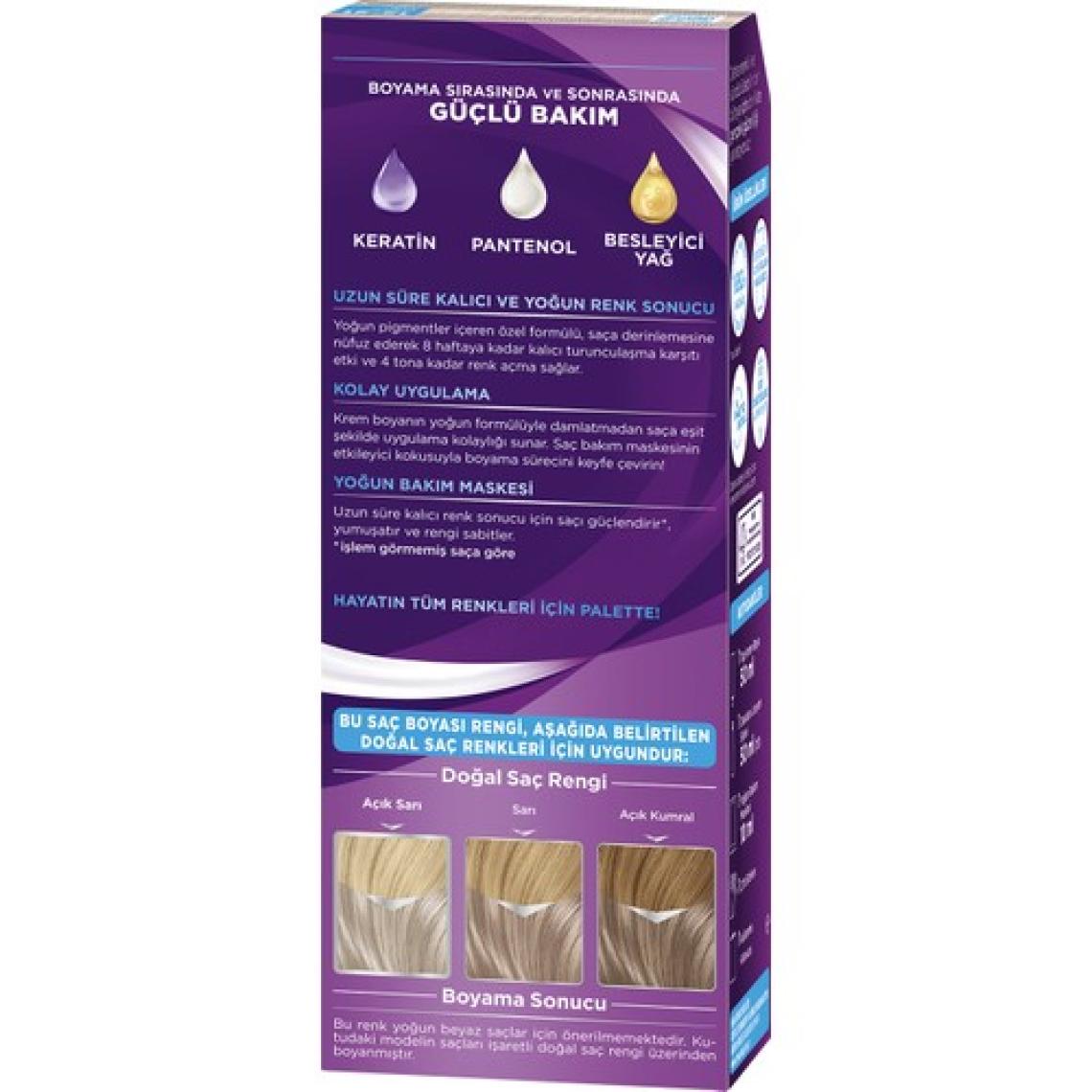 Palette 12-21 Gümüş Sarı Saç Boyası