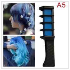 Pazariz Rengarenk Saç Boyama Tebeşiri - Mini Taraklı Konsept Saç Boyama Seti Hair Chalk Koyu Mavi
