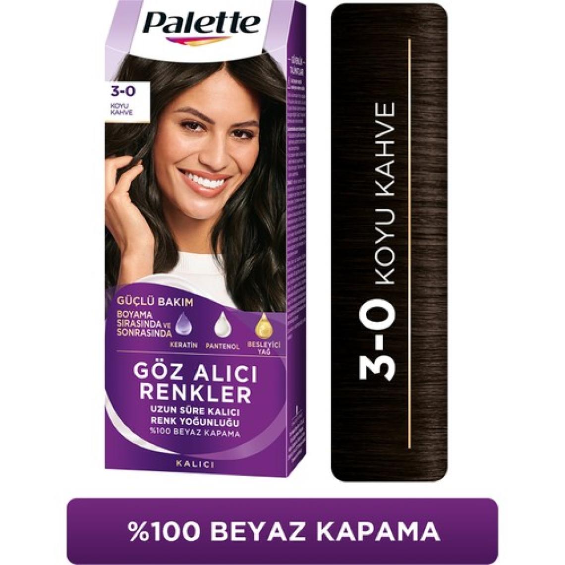 Palette 3-0 Koyu Kahve Saç Boyası