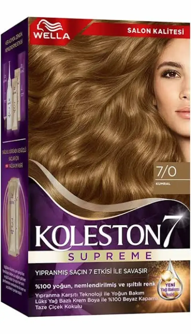 Koleston Kit Saç Boyası 7/0 Kumral