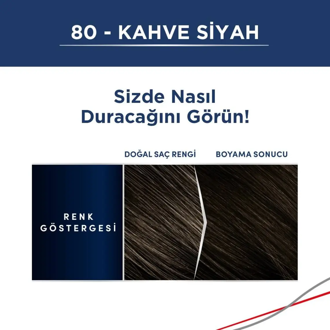 Schwarzkopf Men Perfect Beyazlara Karşı Jel Boya 80 Kahve Siyah