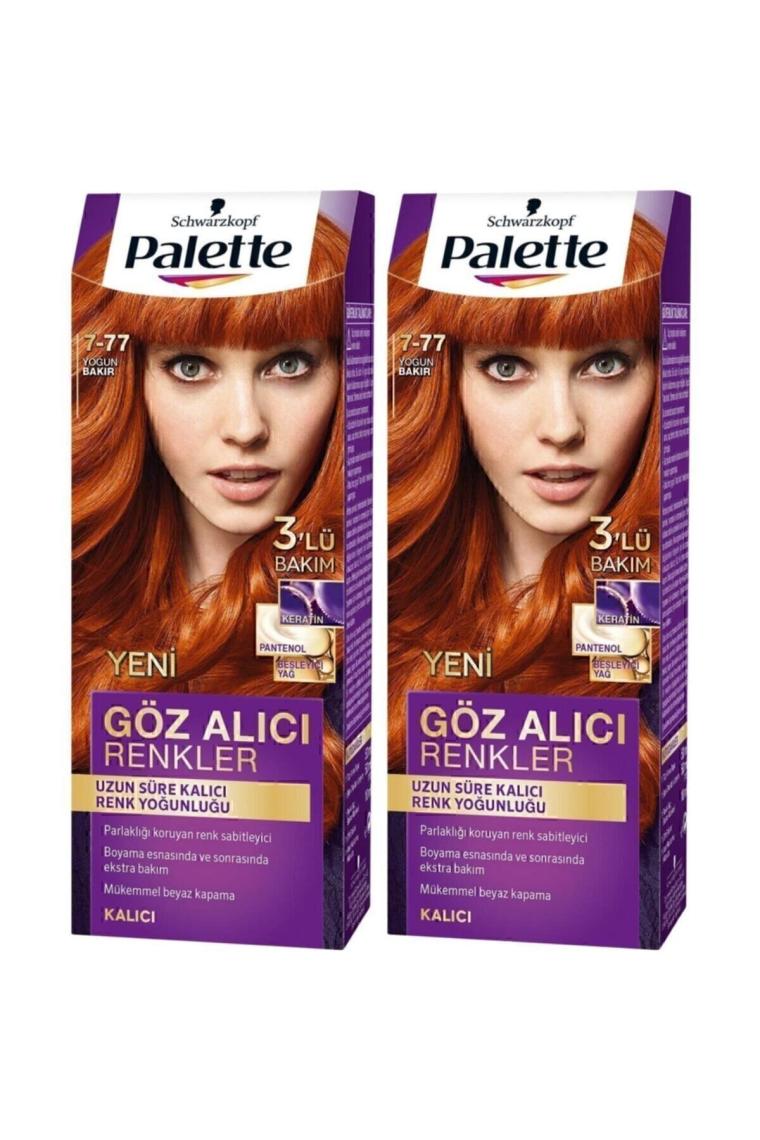 Palette 7-77 Yoğun Bakır X 2 Adet+Boyama Seti