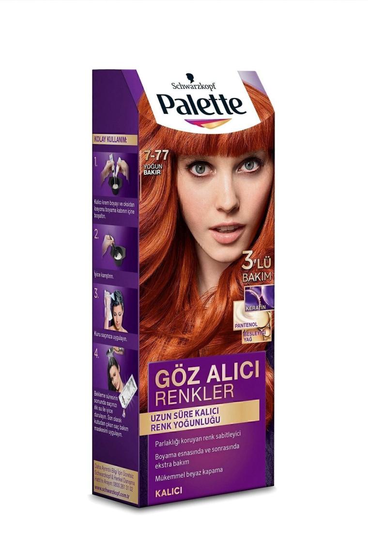 Palette 7-77 Yoğun Bakır X 2 Adet+Boyama Seti