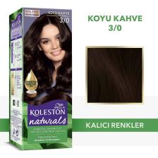Wella Koleston Naturals 3/0 Koyu Kahve