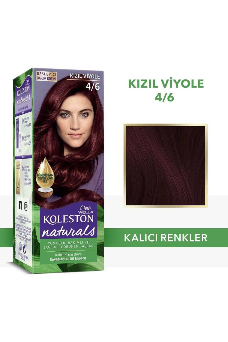 Wella Koleston Naturals Saç Boyası Kızıl Viyole 4/6