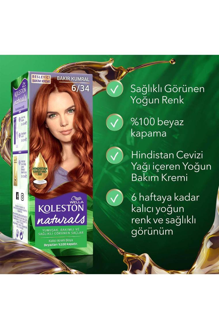 Wella Koleston Naturals Bakır Saç Boyası