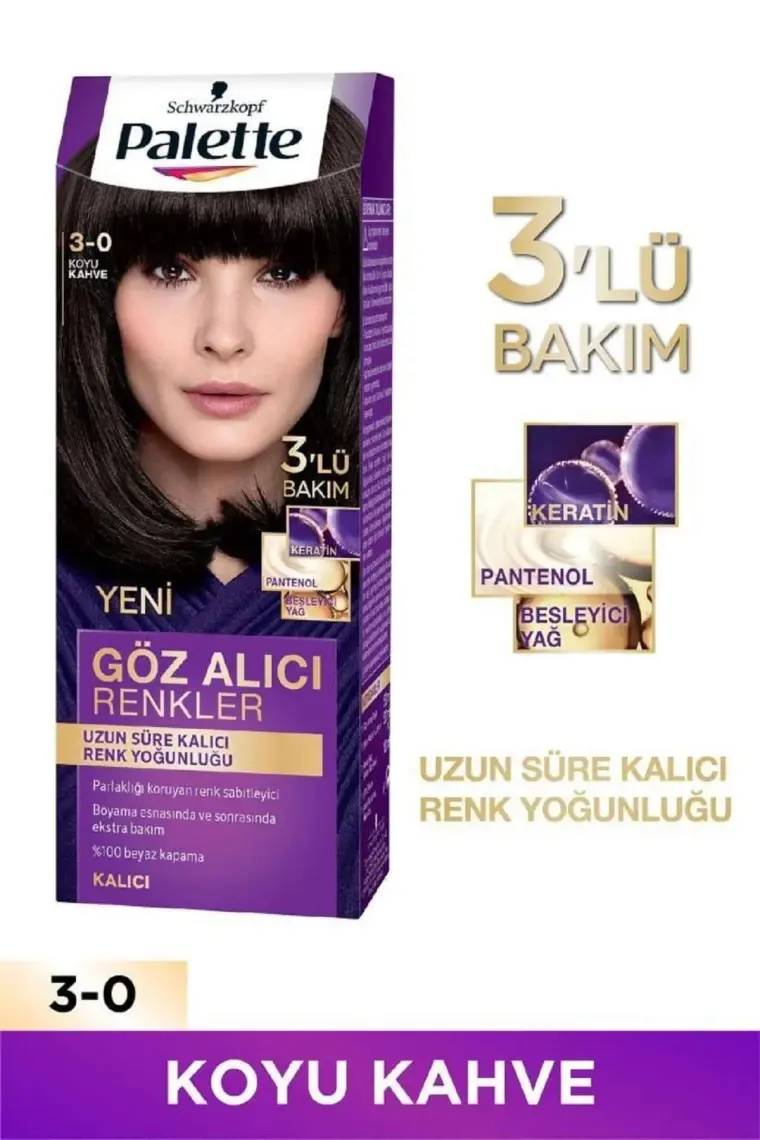 Palette 3-0 Koyu Kahve Saç Boyası