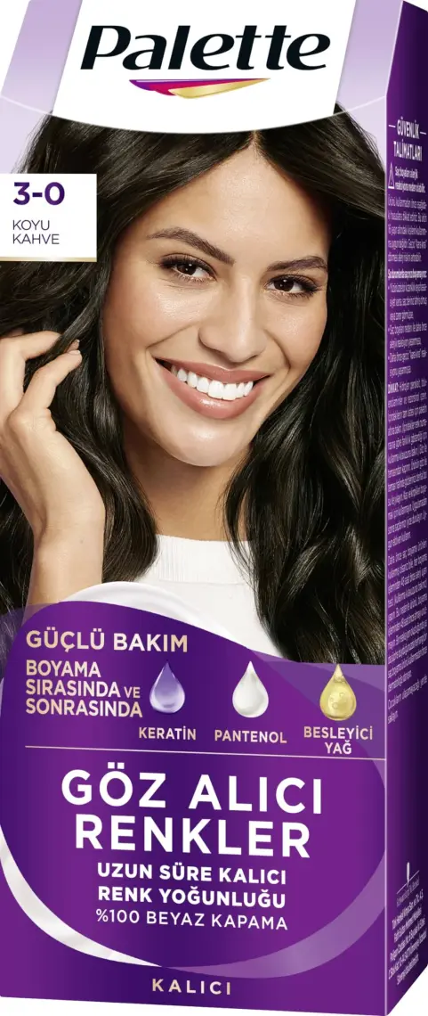 Palette 3-0 Koyu Kahve Saç Boyası