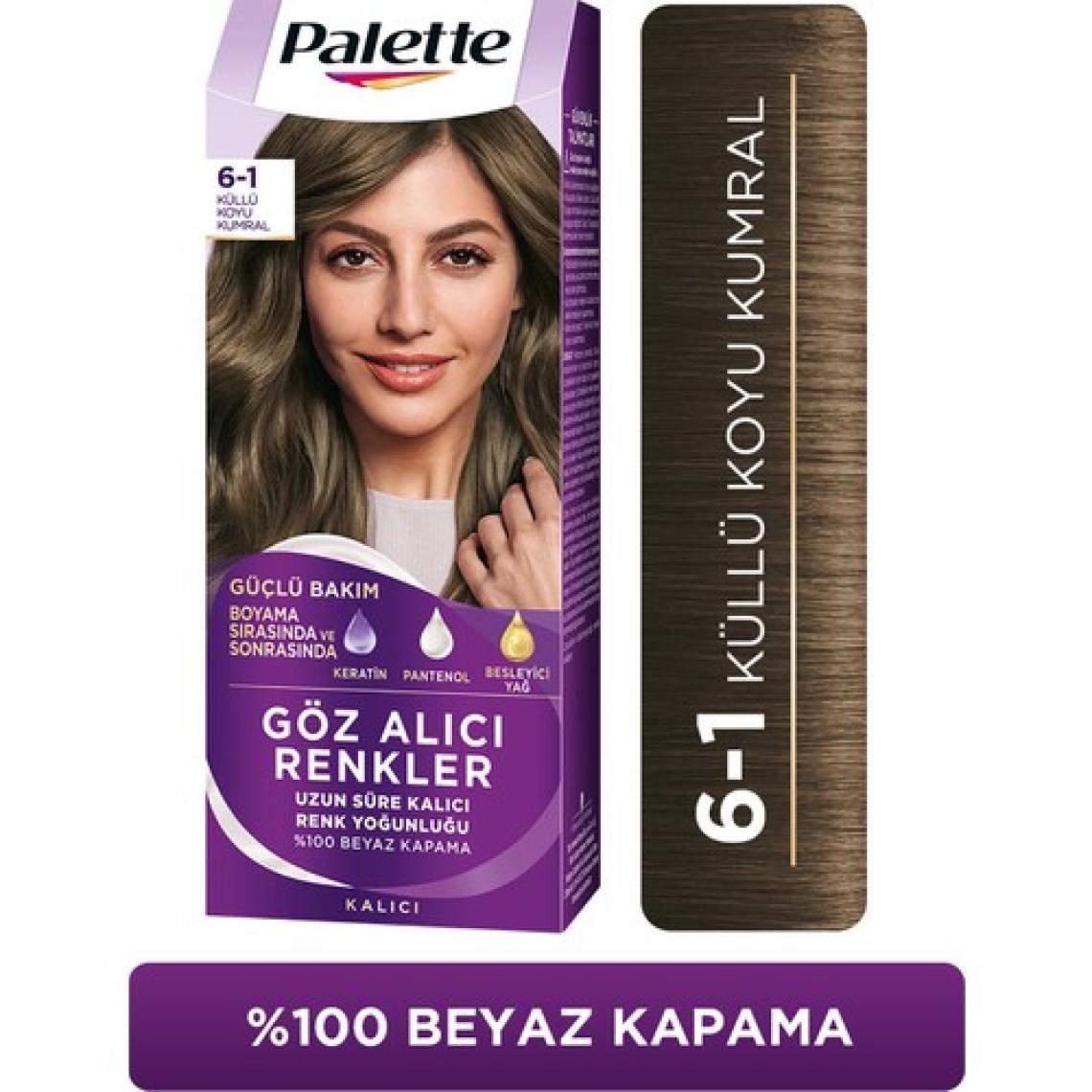 Palette 6-1 Küllü Koyu Kumral Saç Boyası