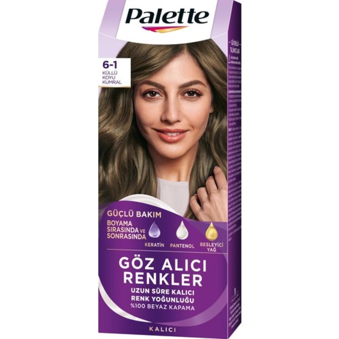 Palette 6-1 Küllü Koyu Kumral Saç Boyası