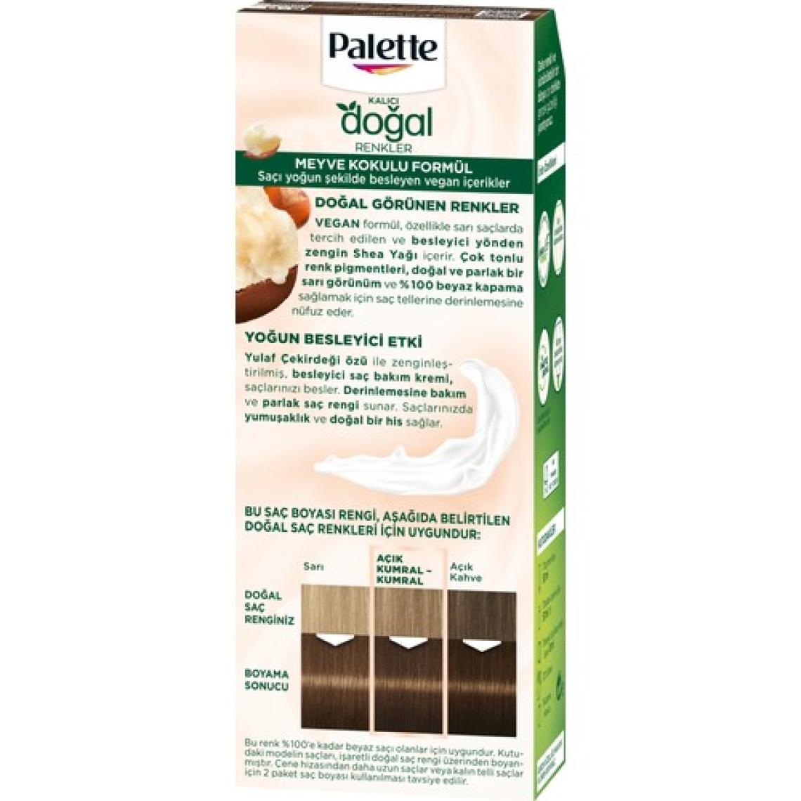Palette Doğal Renkler 6-0 Koyu Kumral Saç Boyası