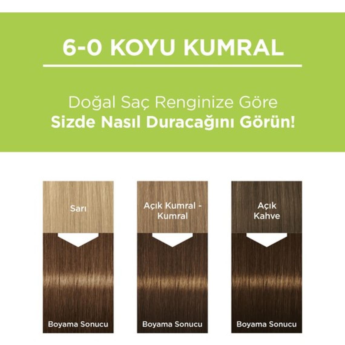 Palette Doğal Renkler 6-0 Koyu Kumral Saç Boyası