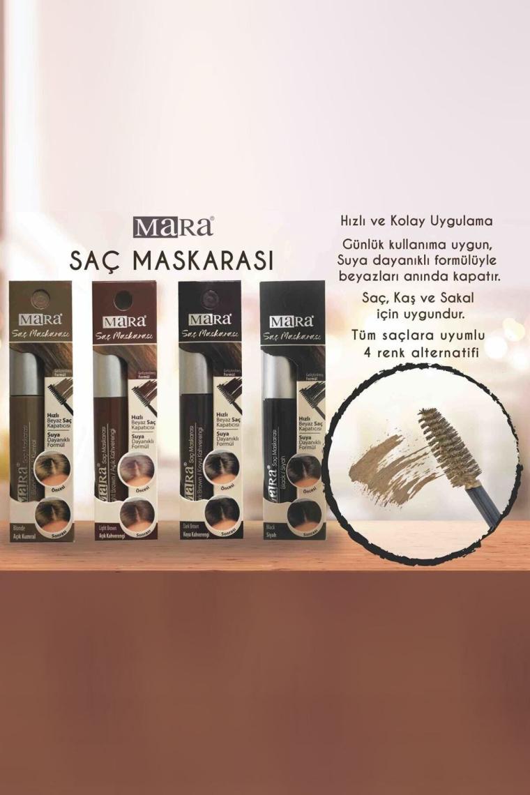 Koyu Kahve Saç Maskarası