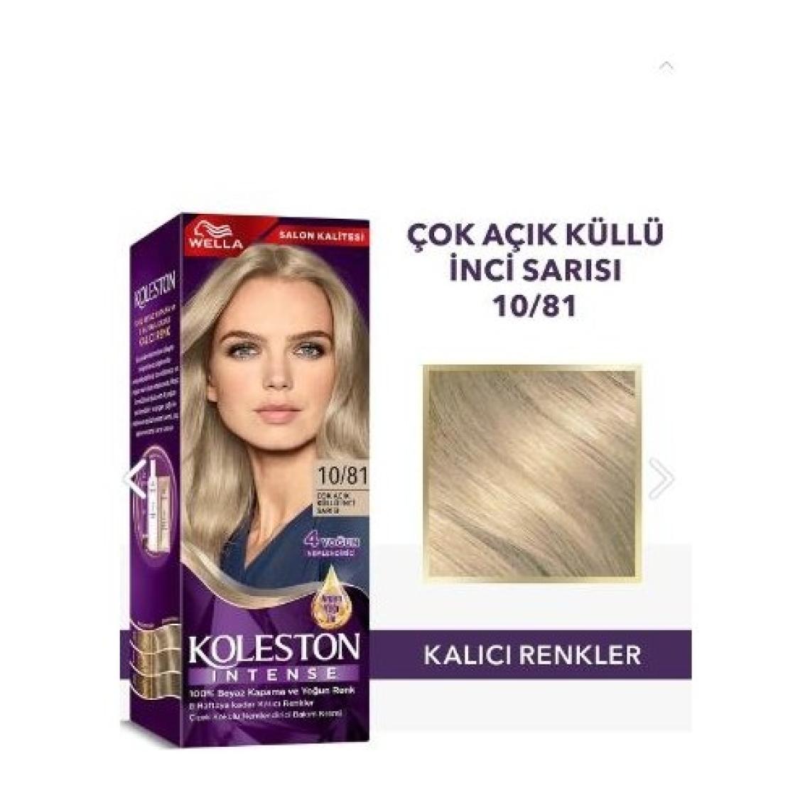 Wella Koleston Intense 10/81 Çok Açık Küllü İnci Sarısı
