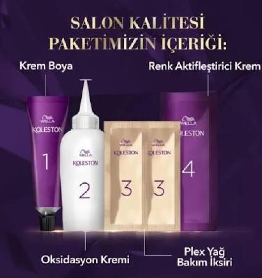 Wella Koleston Kit Saç Boyası 6/0 Koyu Kumral