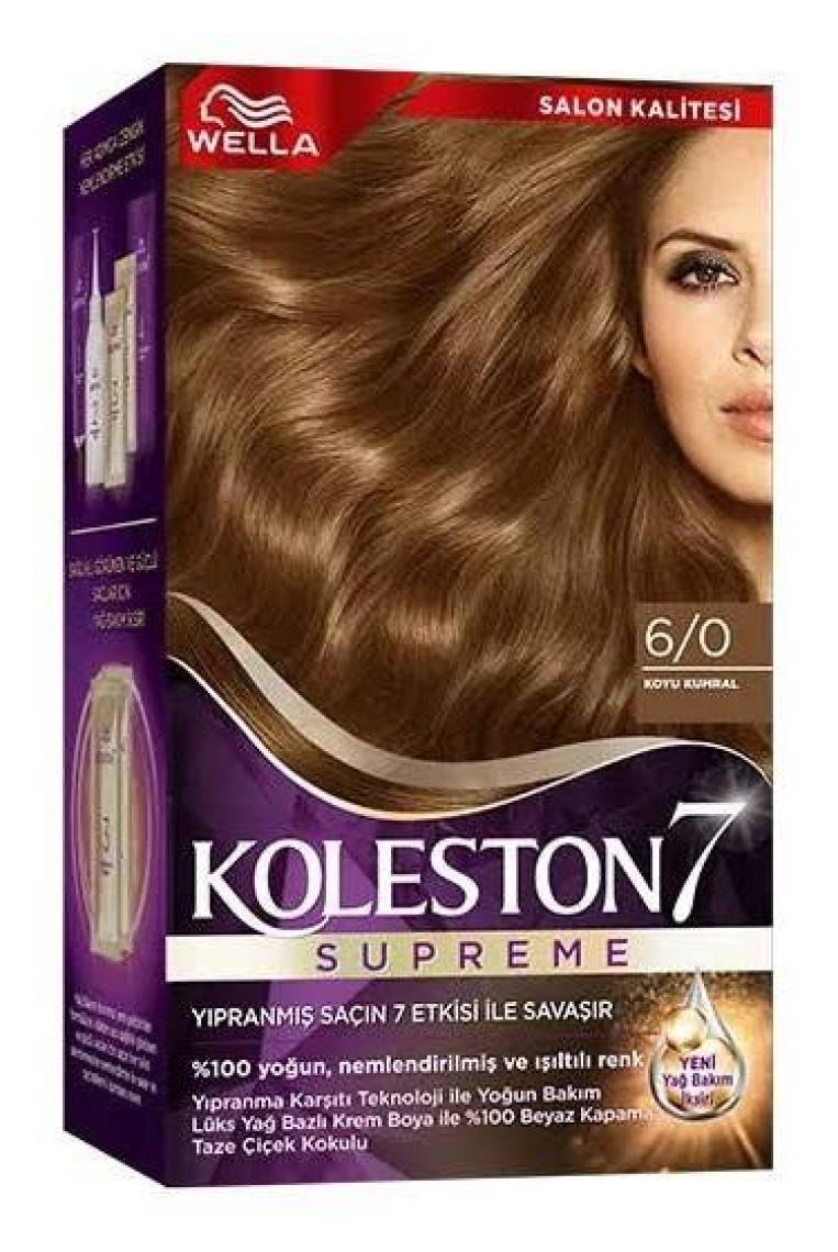 Wella Koleston Kit Saç Boyası 6/0 Koyu Kumral