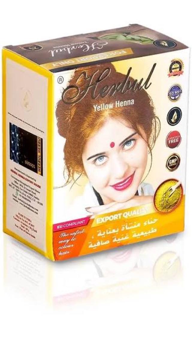 Herbal Sarı Hint Kınası 6 Lı