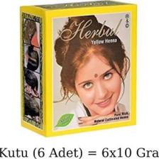 Herbal Sarı Hint Kınası 6 Lı
