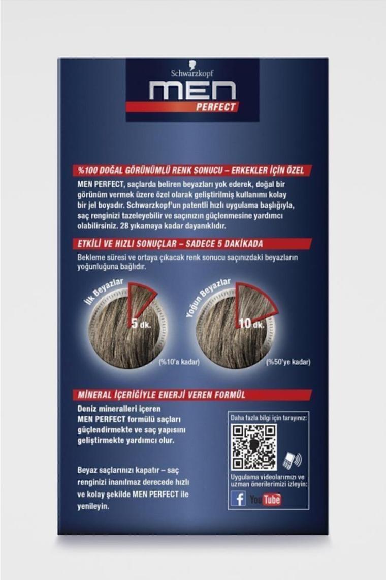 Men Perfect Schwarzkopf Saç Boyası 50 - Açık Kahve X 2 Adet
