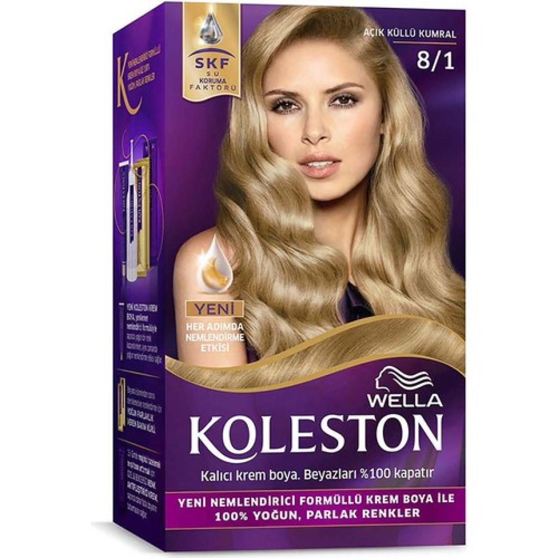 Wella Koleston 8/1 Küllü Açık Kumral Saç Boyası