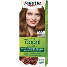 Palette Doğal Renkler 7-60 Fındık Kahve Saç Boyası Kakao Yağı & Yulaf Çekirdeği Özü İle