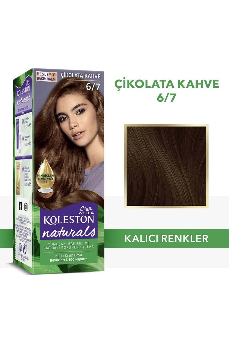 Wella Koleston Naturals 6/7 Çikolata Kahve Saç Boyası