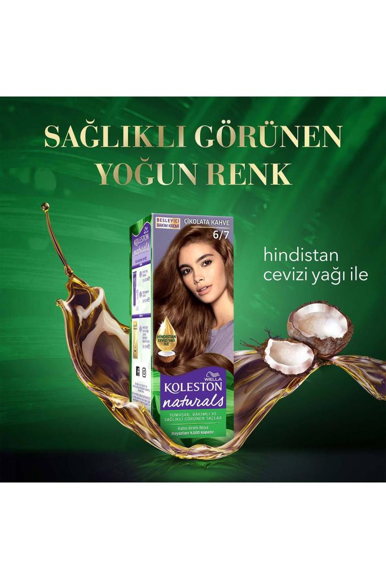 Wella Koleston Naturals 6/7 Çikolata Kahve Saç Boyası