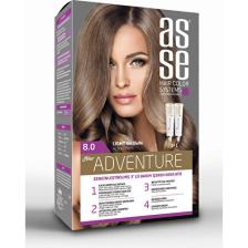 Asse Adventure Set Saç Boyası No:8.0 Açık Kumral