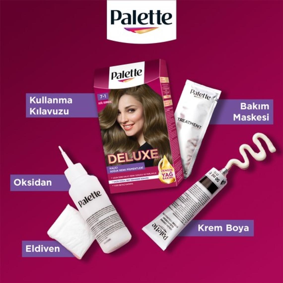 Schwarzkopf Palette Deluxe Yoğun Renkler 7-1 Asil Kumral Saç Boyası