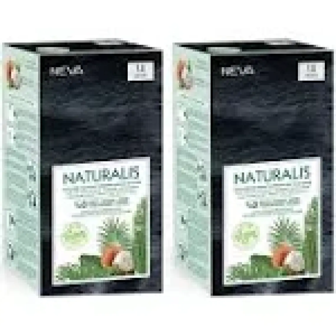 Neva Naturalis Saç Boyası 1.0 Siyah Vegan 2'li Set