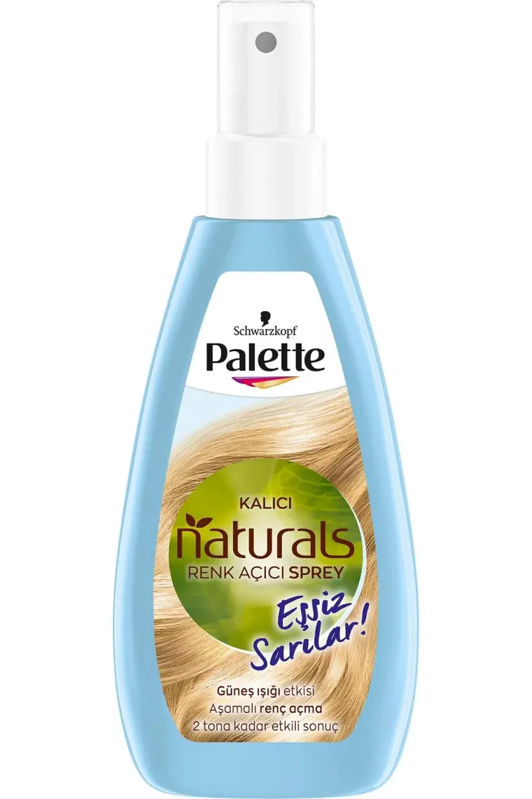 Palette Kalıcı Doğal Renkler Renk Açıcı Sprey 150 ml
