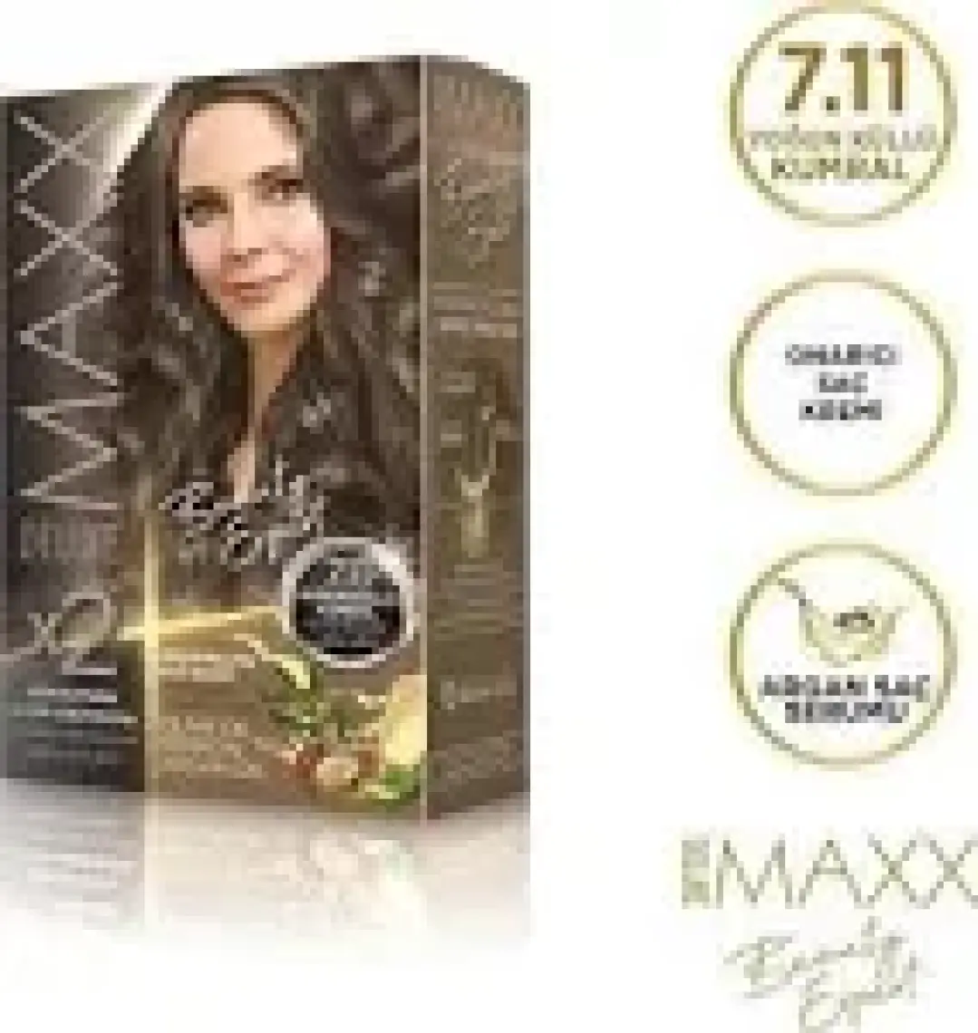 Maxx Deluxe Krem Saç Boyası 7.11 Yoğun Küllü