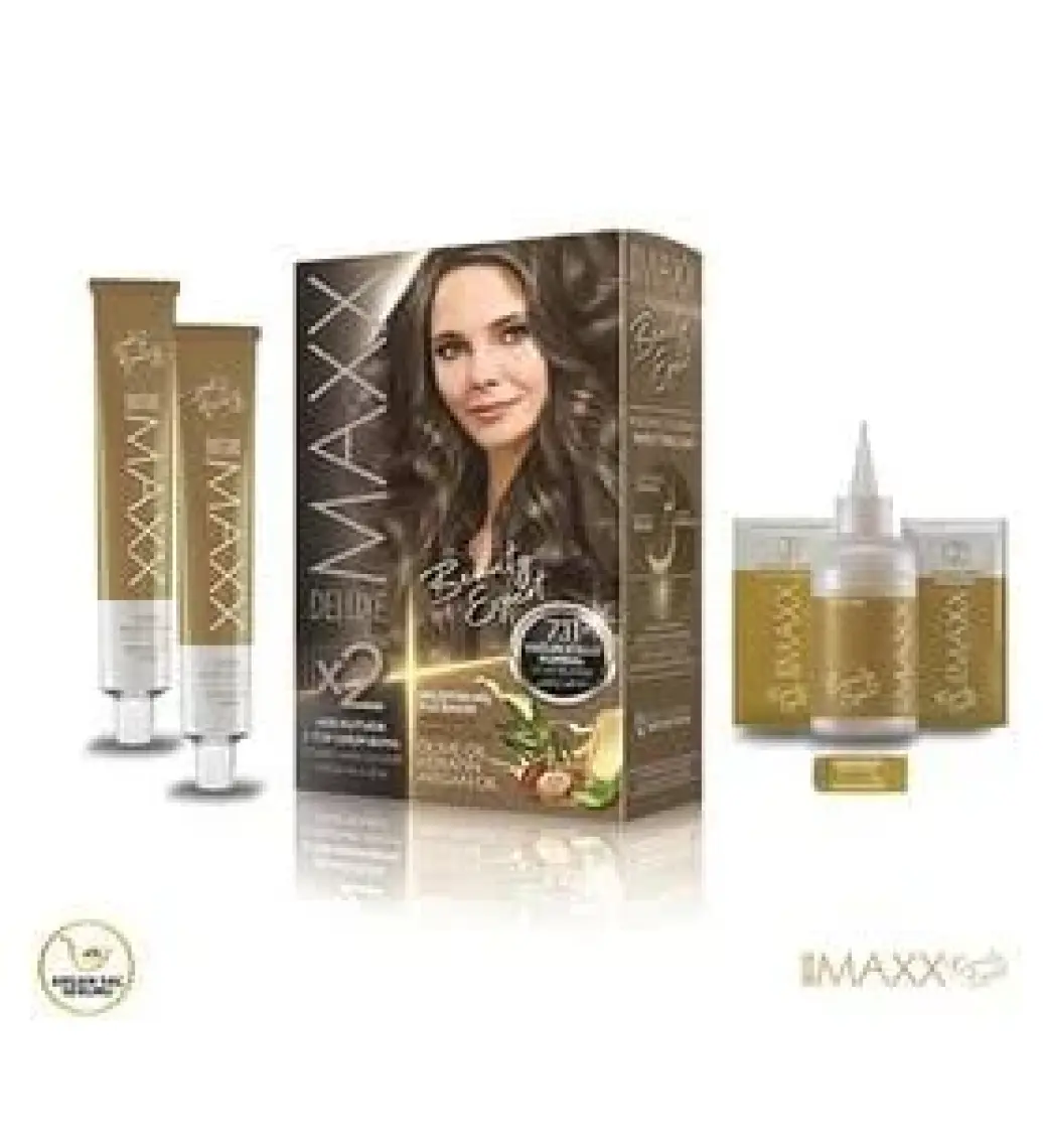 Maxx Deluxe Krem Saç Boyası 7.11 Yoğun Küllü