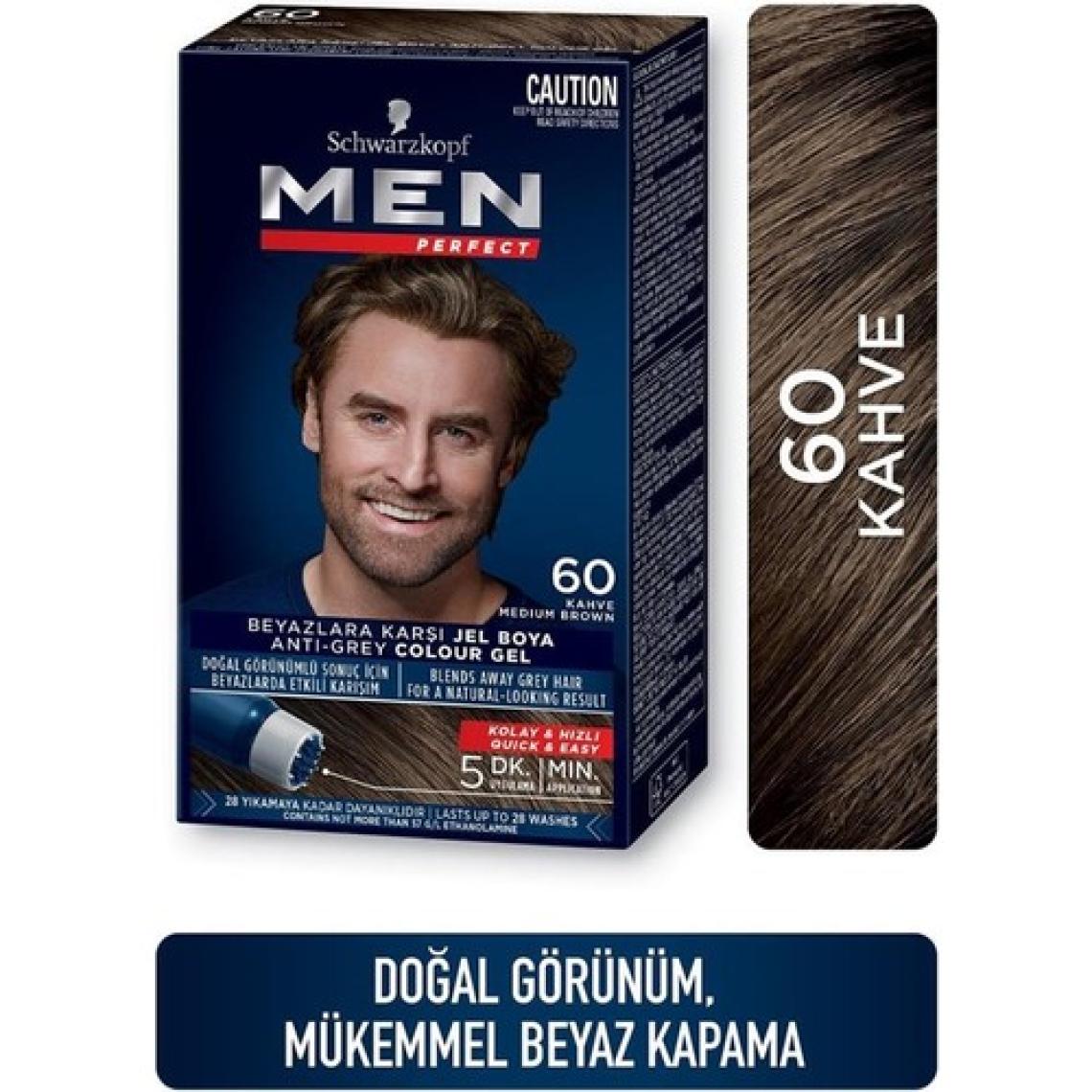 Schwarzkopf Men Perfect 60 Kahve Erkeklere Özel Saç Boyası