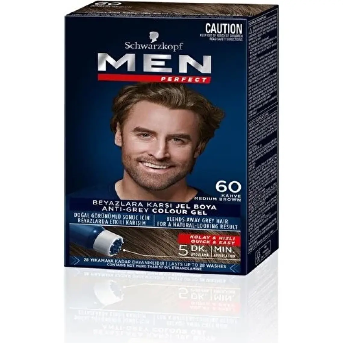 Schwarzkopf Men Perfect 60 Kahve Erkeklere Özel Saç Boyası