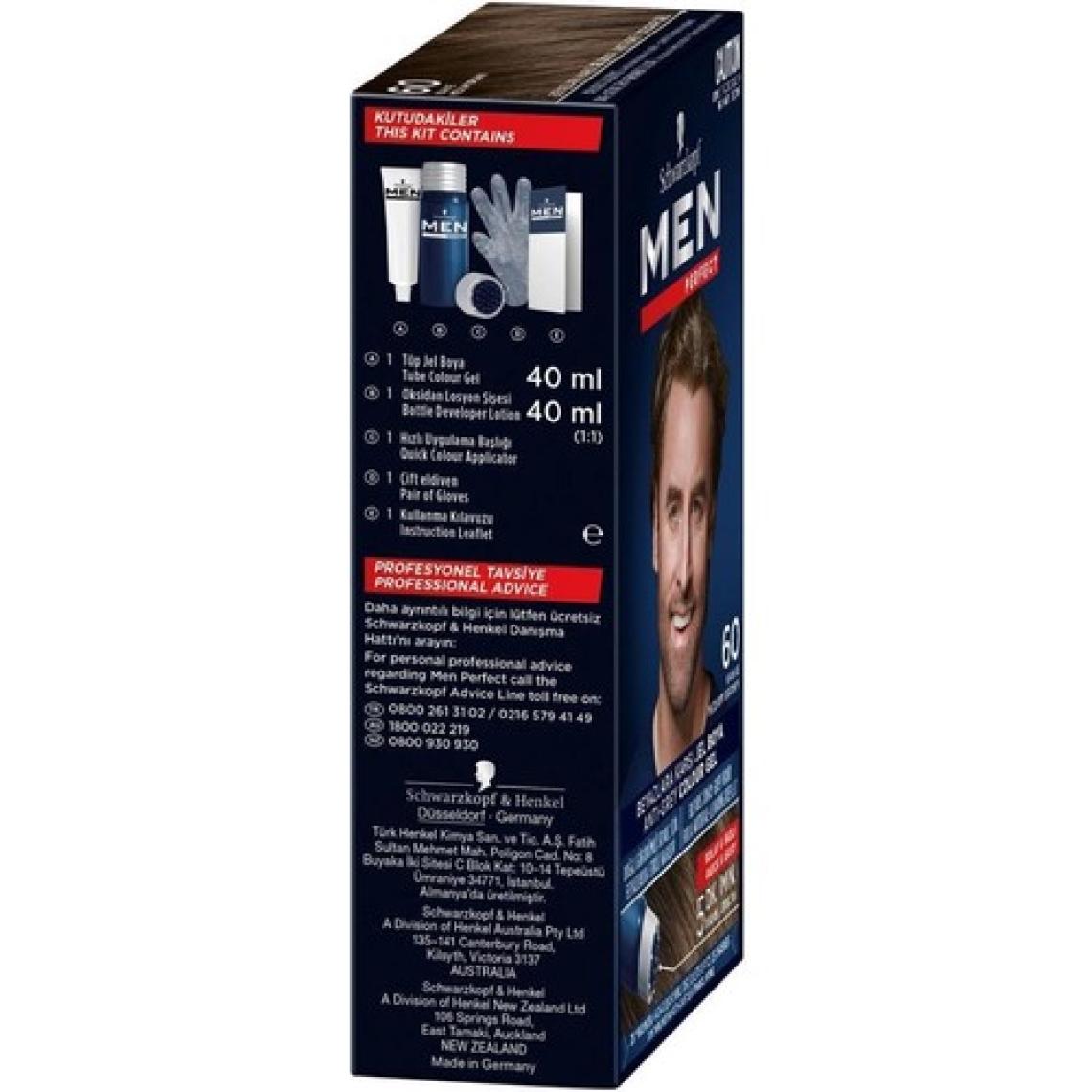 Schwarzkopf Men Perfect 60 Kahve Erkeklere Özel Saç Boyası