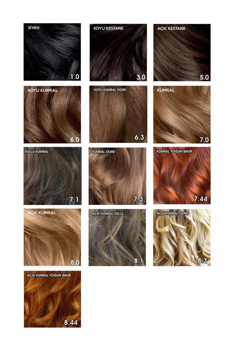 ProZinc Color Amonyaksız Bitkisel Kalıcı Saç Boyası 7.0 Kumral