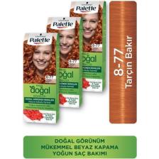 Palette Kalıcı Doğal Renkler Saç Boyası 8-77 Tarçın Bakır x 3 Adet