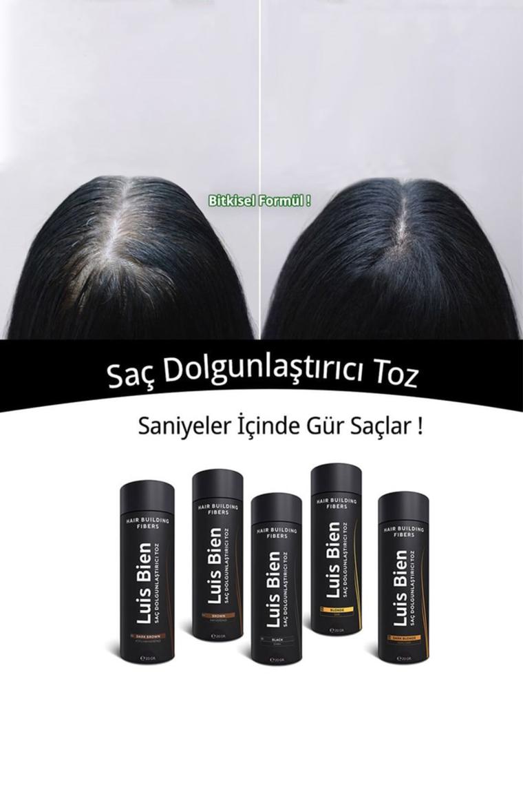 Luis Bien Saç Dolgunlaştırıcı Toz Fiber Siyah 20 gr