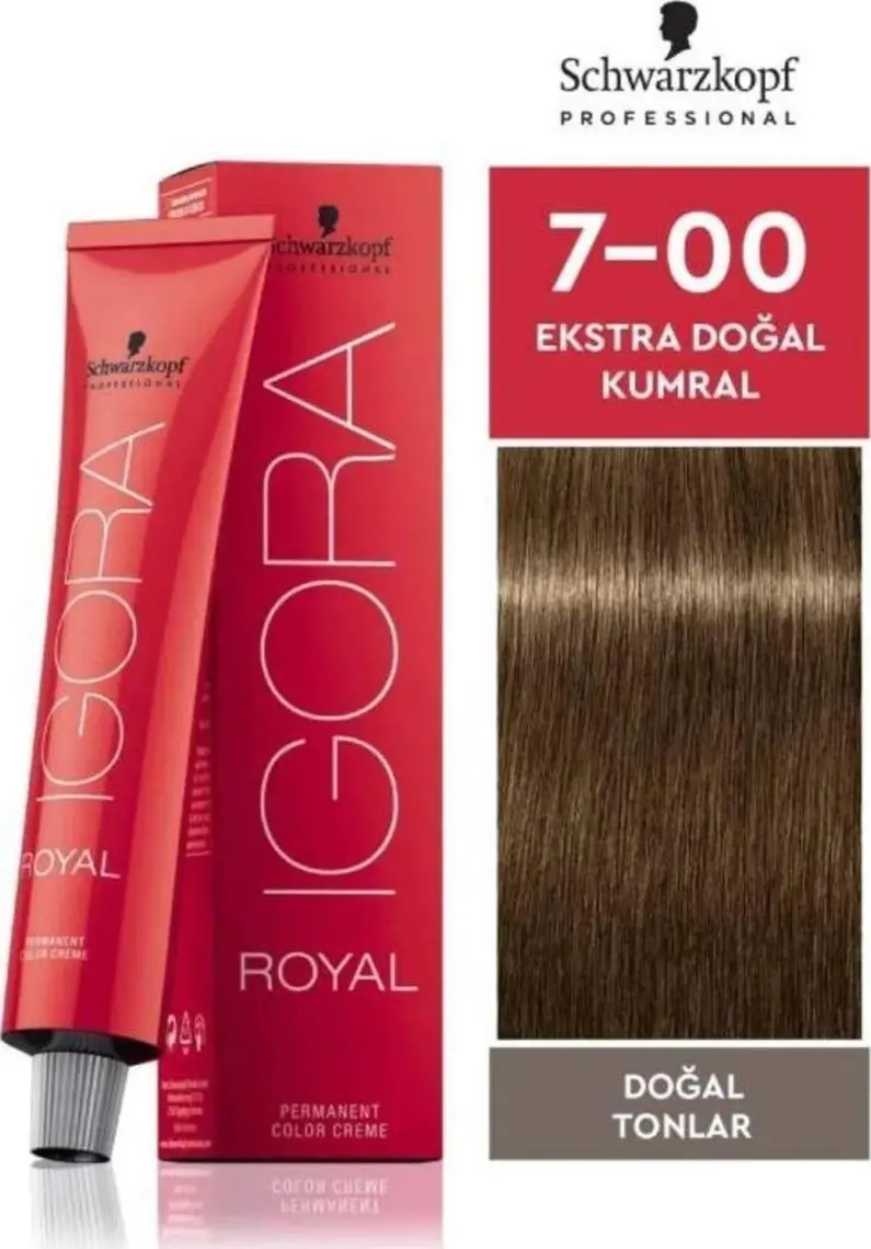 Schwarzkopf Igora Royal Saç Boyası 7-00 Ekstra Doğal Kumral 60 ml