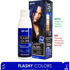 Neva Flashy Colors Yarı Kalıcı Saç Boyası Elektrik Mavi-Electrik Blue